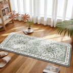 Boho Kitchen Mats for Floor 2 Piece Set Anti Fatigue Cushioned PVC Kitchen Rugs - Image 7