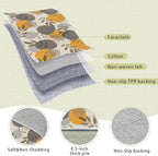 SPUNKER Bohemain Leaves Area Rug 5x7 Rugs - Image 4