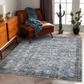 CHAMPLANT Washable Area Rug 4'x6' Traditional Floor Cover Foldable Thin Rugs by CHAMPLANT