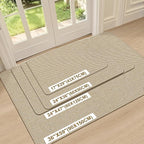 Ultra Thin Door Mat Indoor Entrance 17"x29", Low-Profile Indoor Door Mat - Image 2