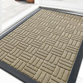 OLANLY Front Door Mat Outside Entrance 29.5x17, Heavy Duty Sturdy Natural by OLANLY