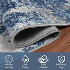 10x14 Area Rugs for Living Room Rug Washable: Abstract Large Rug Indoor Modern - Image 3