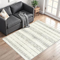 Miukiki 4x6 Area Rug for Living Room Moroccan Washable Rugs Non Slip Indoor by Miukiki