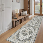 Madane Runner Rugs for Hallway 2x10 Long Washable Non-Slip Hallway Runner Rug - Image 2