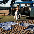 SAND MINE Reversible Mats, Plastic Straw Rug, Modern Area Rug, Large Floor Mat - Image 7