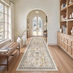 Madane Hallway Runner Rug 2'6''x10' Kitchen Runner, Non Slip Vintage Runners - Image 2