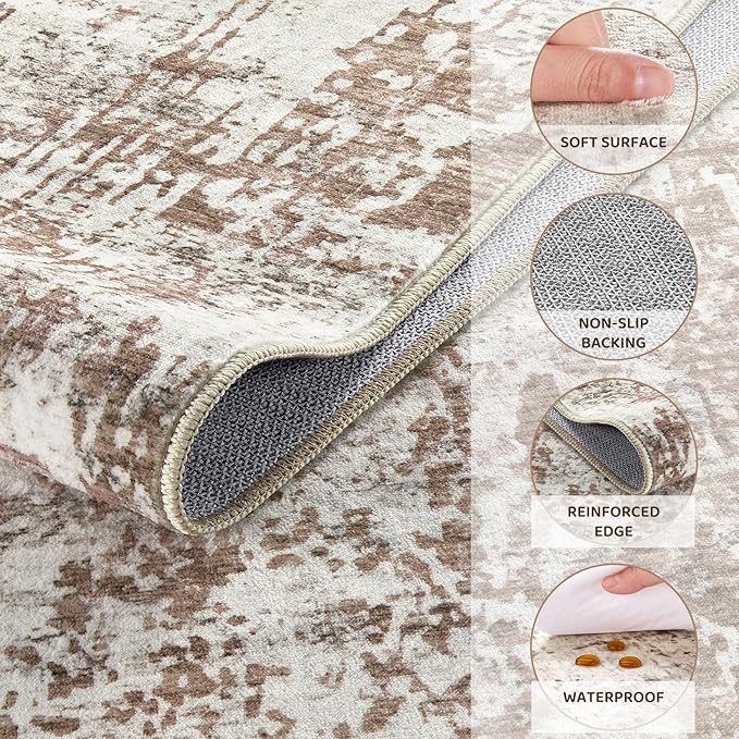 UERMEI 5x8 Area Rug Living Room Rugs - Image 6