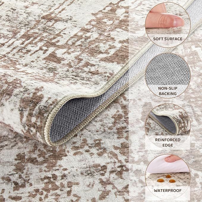 UERMEI 6x8 Area Rug Living Room Rugs - Image 7