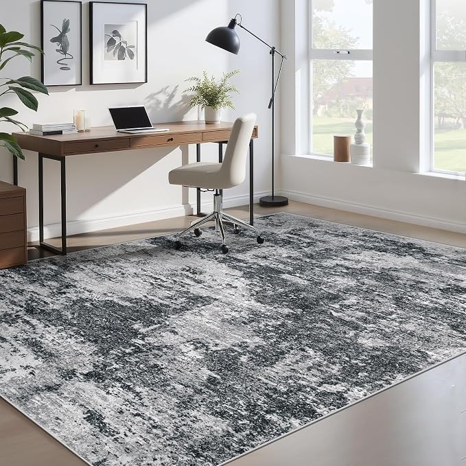 pmtsns Area Rugs 6x9 for Living Room: Washable Rug Modern Abstract Neutral Soft - Image 7