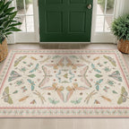 Flower Area Rug for Girls Bedroom - Image 3