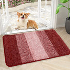 Kitinjoy Indoor Outdoor Door Mat, 30x17 Non-Slip Absorbent Dirt Trapper by Kitinjoy
