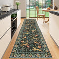 DUKINO Washable 2.6x10 Runner Rug, Non Slip Animal Print Runner Rug by DUKINO