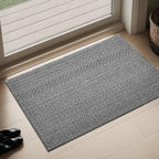 Door Mat Indoor Entrance 2x3 ft Area Rug, Machine Washable, Bohemian Small Area by MatEssenz