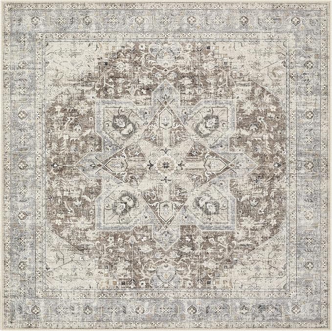 Tortania 6' Square Area Rug Living Room Rugs - Image 9