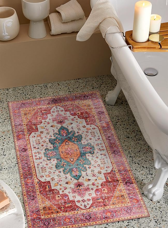 Moynesa Ultra-Thin Washable Runner Rug - Image 2