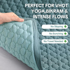MABOZOO Cotton Yoga Mat, Non-Slip Breathable Yoga Rug - Image 3