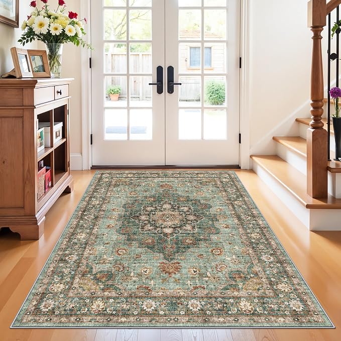4x6 Area Rugs for Living Room: Perfect for Bedroom Kitchen Kids Room Nursery by TOPRUUG