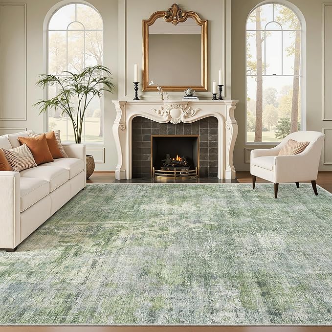 Soalmost Washable Area Rug 8x12, Large Soft Rugs - Image 2