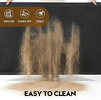 Front Door Mat, Heavy Duty Non-Slip Rubber Dirt Trapper, Quick-Dry Low-Profile - Image 5