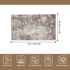 4x6 Washable Kitchen Rug –Non-Slip Small Area Rug - Image 2