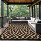 GENIMO 5'x8'Outdoor Rug Waterproof, Reversible Mats, Area Rug, Plastic Outside - Image 7