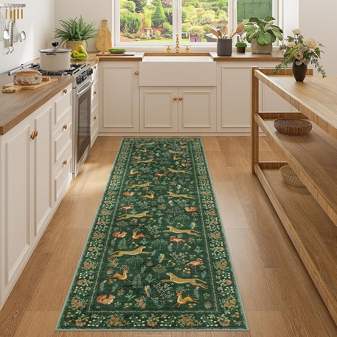 DUKINO Runner Rug, 2x7 Washable Kitchen Rugs by DUKINO