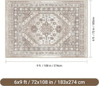 befbee 6x9 Area Rugs for Living Room - Image 2