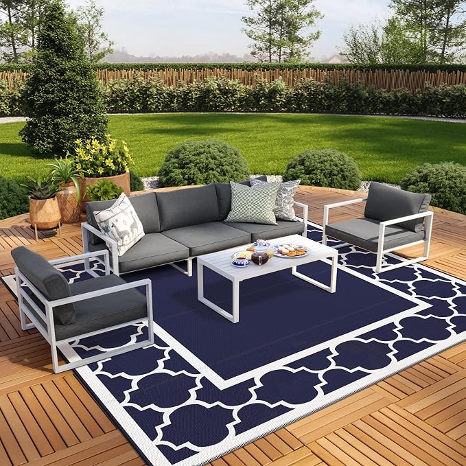 GENIMO 10 ' x 10 ' Outdoor Rug Waterproof by GENIMO