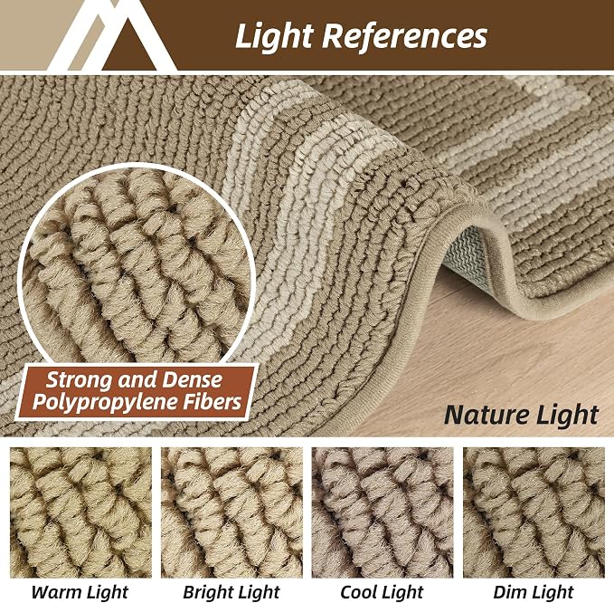 COSY HOMEER Kitchen Rugs Sets 2PCS, Non-Slip Washable Kitchen Mats - Image 9
