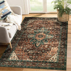 Moynesa Ultra-Thin Washable Vintage Area Rug by Moynesa
