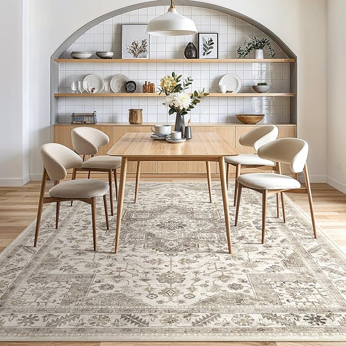 Vintage Living Room Area Rug 9X13 - Image 7