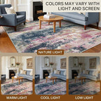 BEIMO Area Rugs 8x10 for Living Room Bedroom, Modern Abstract Machine Washable - Image 6