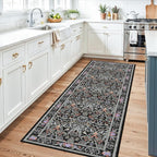 3x10 Botanical Hallway Runner Rug - Image 3