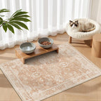 Madane 2x3 Washable Rugs for Entryway, Low Pile Non-Slip Small Area Rug Kitchen - Image 2