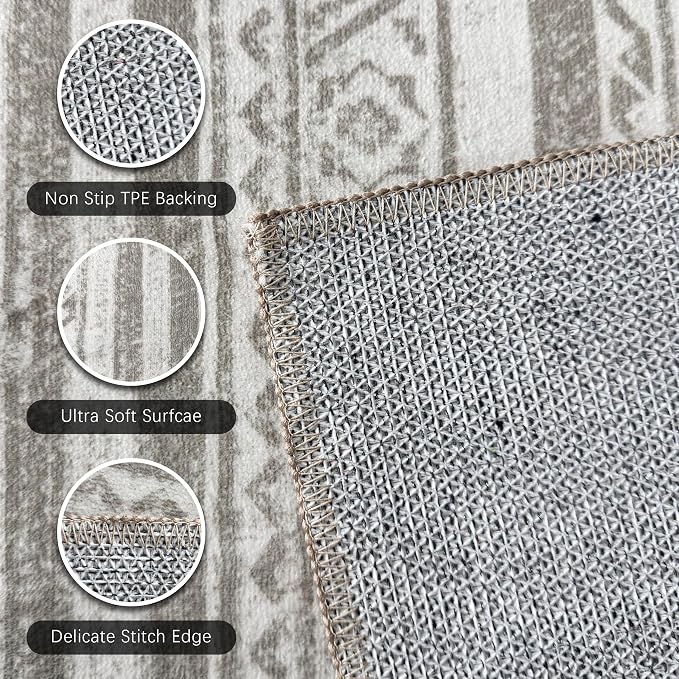 RUGSURE Washable Area Rugs 3' x 5 ' - Image 6