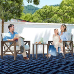 SAND MINE Reversible Mats, Plastic Straw Rug, Modern Area Rug, Large Floor Mat - Image 6
