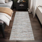 Washable Runner Rugs 3x10 Abstract Kitchen Runner Rug Non Slip Backing - Image 7