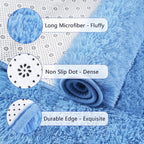 Chicrug Soft Runner Rug for Bedroom Living Room Plush Fluffy Rugs 2x6 Feet - Image 6