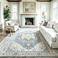 3x5 Area Rug for Living Room-Vintage Farmhouse Boho Floral Washable Stain by Unknown