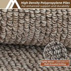 COSY HOMEER Kitchen Rugs Non-Slip 24x35/24x60 Inch Thick Polypropylene Standing - Image 3