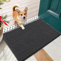 OLANLY Dog Door Mat for Muddy Paws 24x16, Ultra Absorbent Chenille Mud Doormat by OLANLY