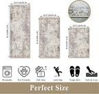 Kitchen Mats for Floor 3 Piece Set, Non-Slip Washable Kitchen Mats for Hardwood - Image 2