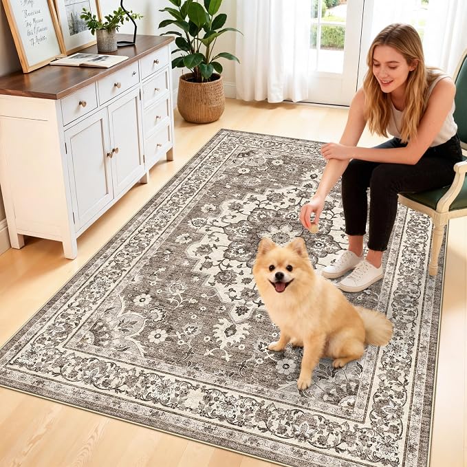 4x6 Area Rugs for Living Room: Perfect for Bedroom Kitchen Kids Room Nursery - Image 6