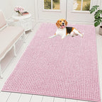 OLANLY Dog Door Mat for Muddy Paws 70x46, Ultra Absorbent Chenille Mud Doormat by OLANLY