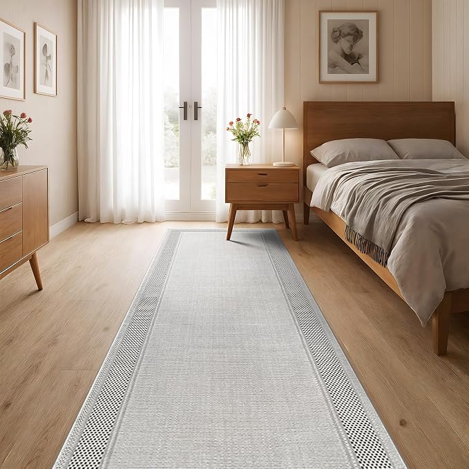 CAMILSON Easy Jute Rug 2x7, Indoor and Outdoor Off-White Runner Rug - Image 8