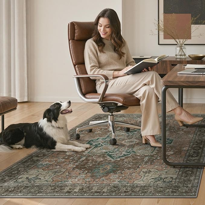 36"x48" Office Chair Mat for Hardwood Tile Floor, Under Desk Carpet Protector - Image 7