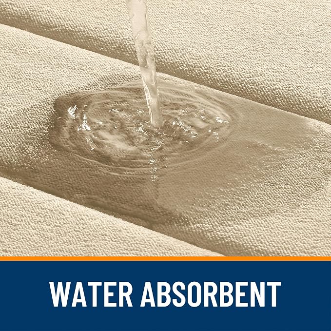OLANLY Memory Foam Bath Mat 40x32, Super Soft Absorbent Bathroom Rugs, Quick Dry - Image 4