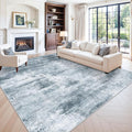 12x12ft Square Living Room Rug – Non-Slip Washable Extra Large Floor Carpet by ZHXXUJ