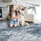 pmtsns Area Rugs 8x10 for Living Room: Washable Rug Modern Abstract Neutral - Image 5