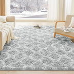 Litanika 5x8 Geometric Shag Area Rug - Image 2